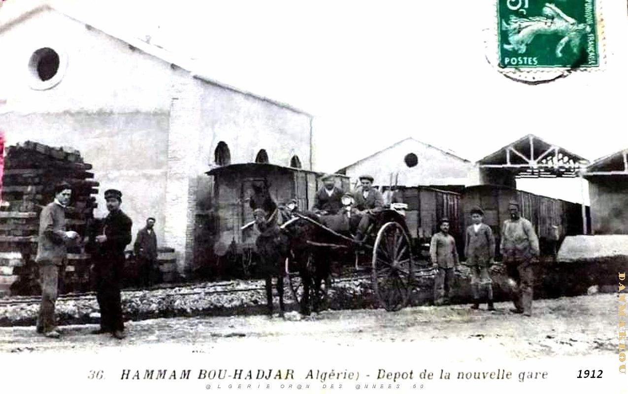 Hammam-Bou-Hadjar - Gare - Depot - 1912.jpg